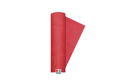 Tovaglia carta rotolo  colore rosso dimensione 1,20 x 5 mt
