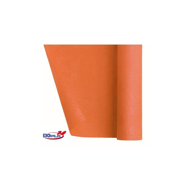Tovaglia carta rotolo dopla colore arancione dimensione 1,20 x 7 mt