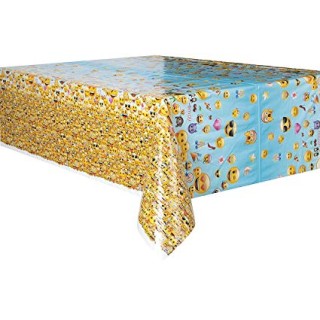 Tovaglia in plastica    Emoji-Emoticon  1,37 x 2,13 m  1  pezzi - Unique
