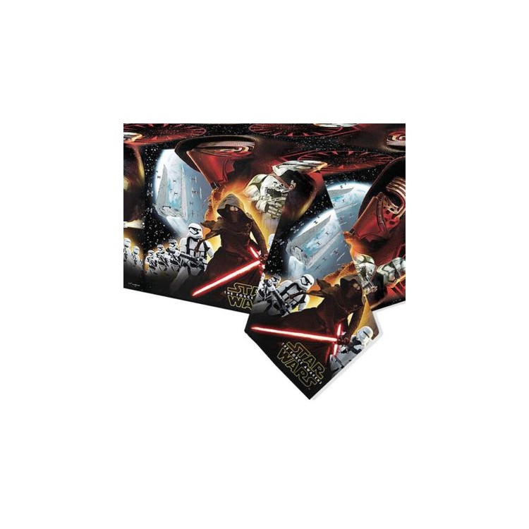 Tovaglia STAR WARS Disney - 1,80 m x 1,20 m - in plastica - confezione da 1 pezzo - Nuovo
