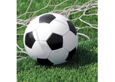 Tovaglioli CALCIO (Nuovo) - 18 pezzi - 32,7 cm x 32,3 cm - 2 veli