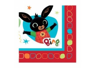 Tovaglioli Coniglio BING  - 16 pezzi - 33 cm x 33 cm - 2 veli