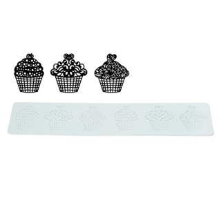 Tricot Decor Cup Cakes SILIKOMART