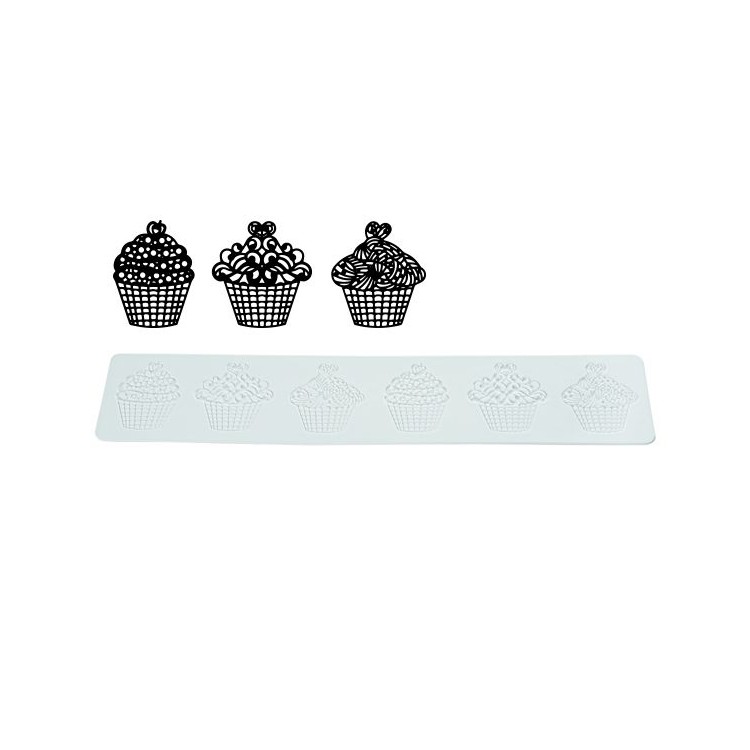 Tricot Decor Cup Cakes SILIKOMART
