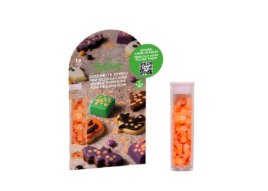 Decorazioni in zucchero senza glutine a forma di zucca   Halloween Sprinkles  Decora 1 Gr