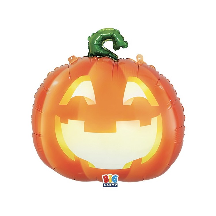 Palloncino a forma di Zucca Halloween - 55 x 66  cm - 1 pz