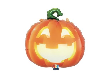 Palloncino a forma di Zucca Halloween - 55 x 66  cm - 1 pz