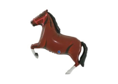 Palloncino Cavallo Darck brown super Shape  120 x 80 Cm 1 pz