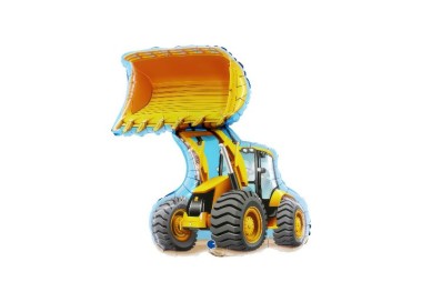 Palloncino ruspa Trattore Bulldozer  1 pezzo 81 cm