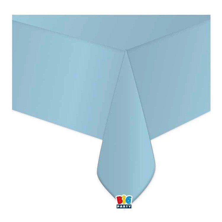 Tovaglia  Celeste polvere in TNT  ( Tessuto non tessuto )  -160 cm  x 260 cm  - Big Party
