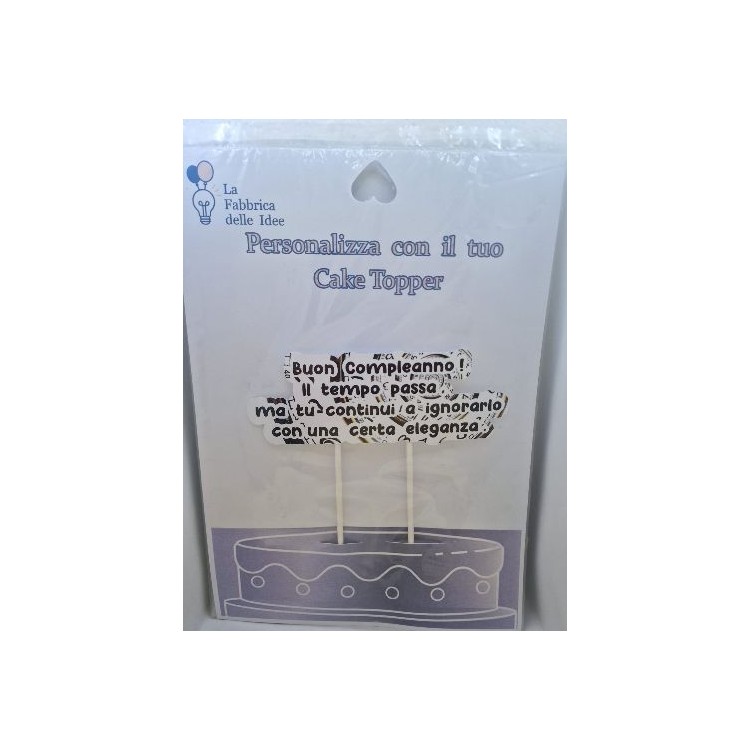 Cake Topper UMORISTICI  in carta fotografica lucida L 17/18 cm x h 8/9 cm 1 pz