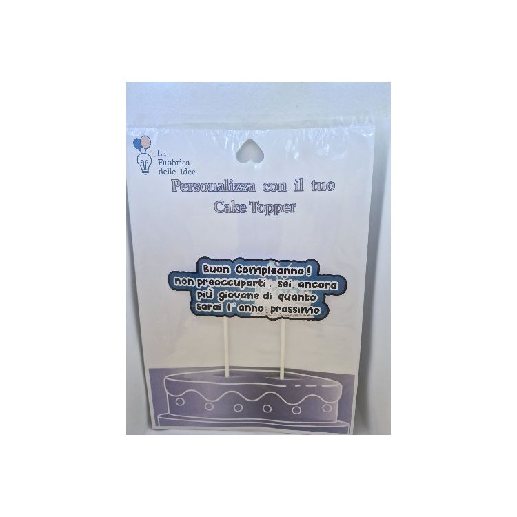 Cake Topper UMORISTICI  in carta fotografica lucida L 17/18 cm x h 8/9 cm 1 pz