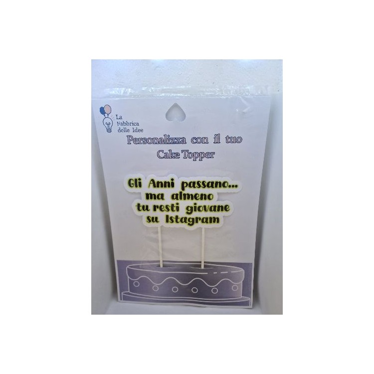 Cake Topper UMORISTICI  in carta fotografica lucida L 17/18 cm x h 8/9 cm 1 pz