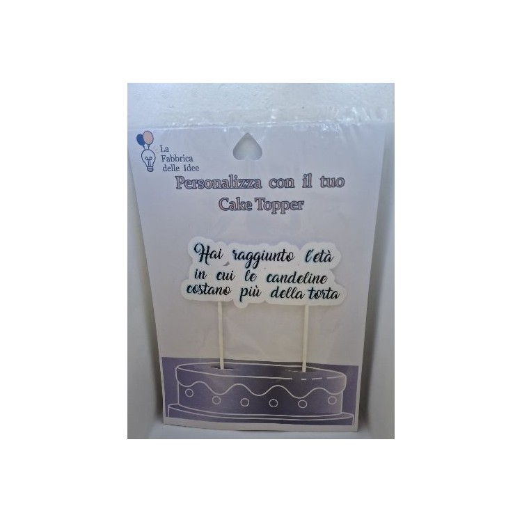Cake Topper UMORISTICI  in carta fotografica lucida L 17/18 cm x h 8/9 cm 1 pz