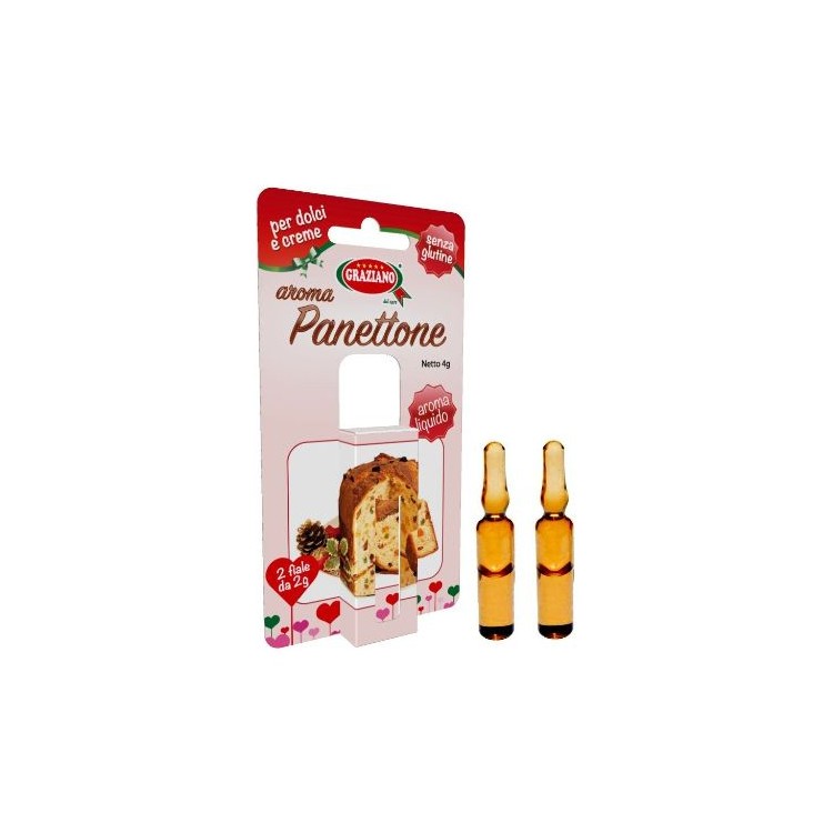 Aroma Panettone 4 g ( 2 fiale da 2 G ) senza glutine