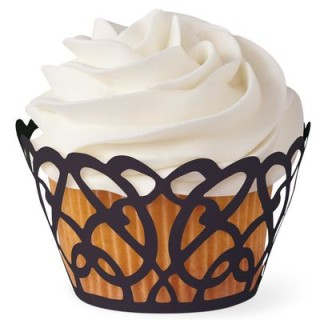 Avvolgi cupcake Fantasia nero   WILTON  PZ 18