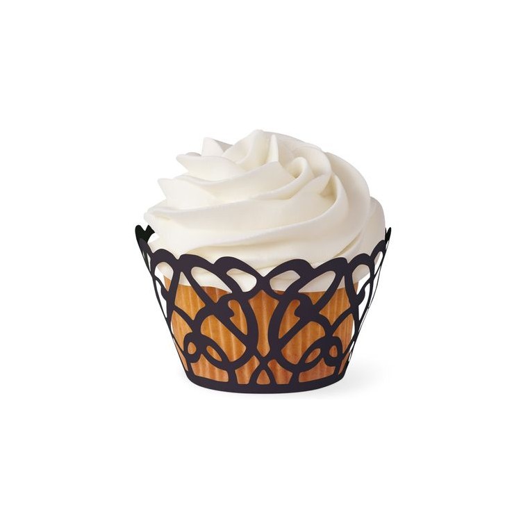 Avvolgi cupcake Fantasia nero   WILTON  PZ 18