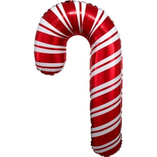 Palloncino Candy Cane    Natalizio  Da gonfiare ad elio Supershape  - 93  cm  1 pz