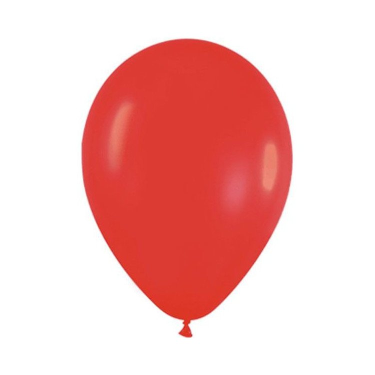 16 palloncini in lattice colore ROSSO  10" 26 Cm- BIG PARTY .