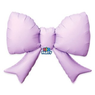  Palloncino Foil a Forma di fiocco 43 x 55 cm Bow Lilla 1 pz