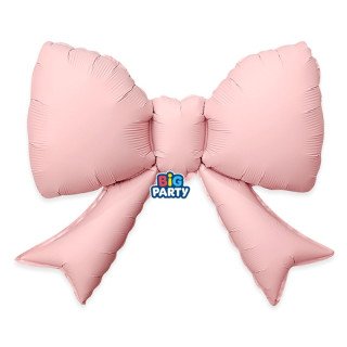  Palloncino Foil a Forma di fiocco 43 x 55 cm Bow Rosa 1 pz