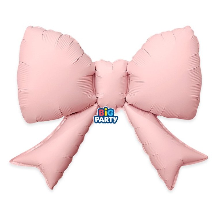  Palloncino Foil a Forma di fiocco 43 x 55 cm Bow Rosa 1 pz
