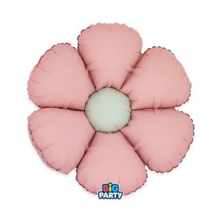  Palloncino Foil a Forma FIORE ROSA  47,5 x 59,5 cm Pink Flower  1 pz