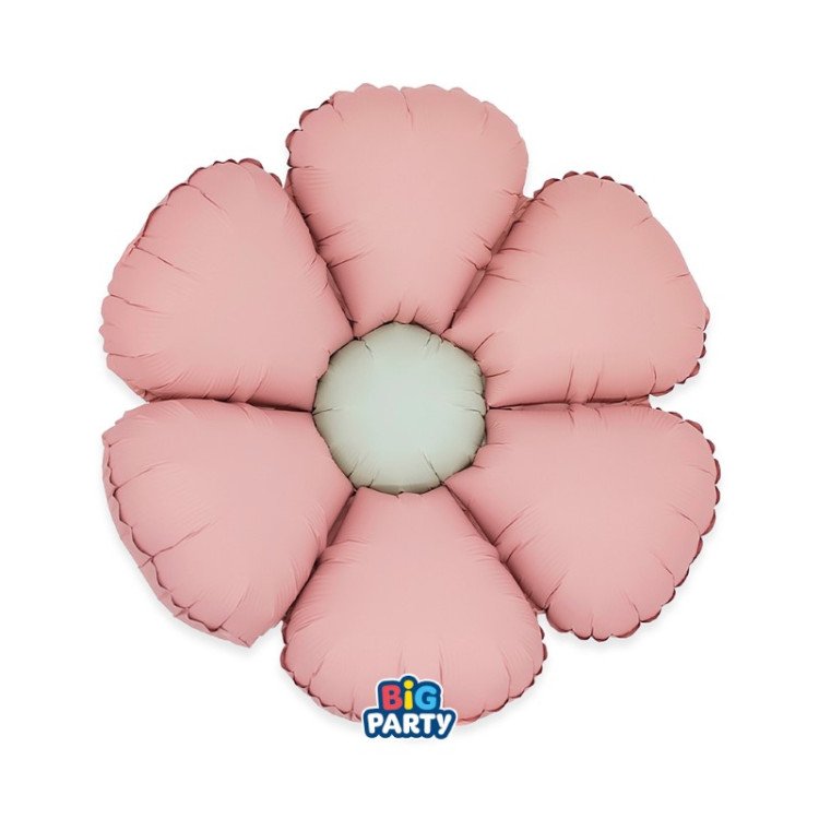  Palloncino Foil a Forma FIORE ROSA  47,5 x 59,5 cm Pink Flower  1 pz