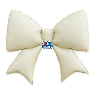 Palloncino Foil a Forma 98 x 75 cm Giant Bow Avorio 1pz