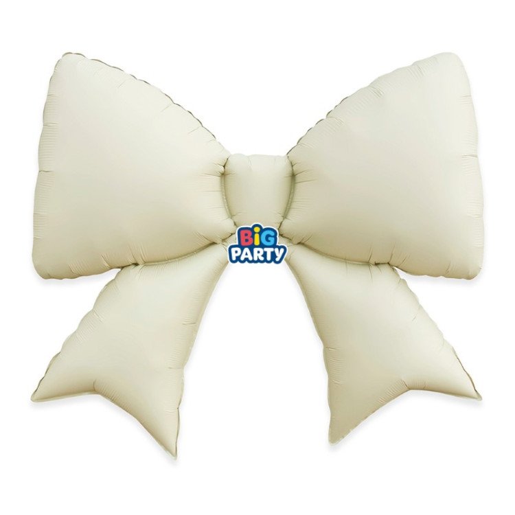 Palloncino Foil a Forma 98 x 75 cm Giant Bow Avorio 1pz