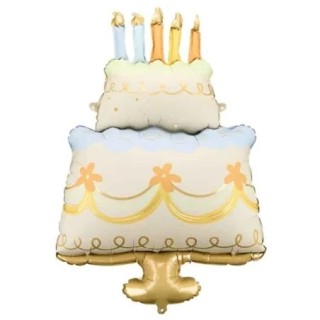 Palloncino Torta COLORATA    - Supershape - PARTY DECO - 104  cm - 1 pz