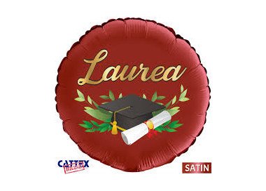 Palloncino  con scritta "laurea" 18"   aria di festa