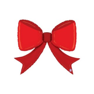 Palloncino FIOCCO  Rosso  - Supershape 104  cm  1 pz