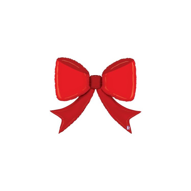 Palloncino FIOCCO  Rosso  - Supershape 104  cm  1 pz