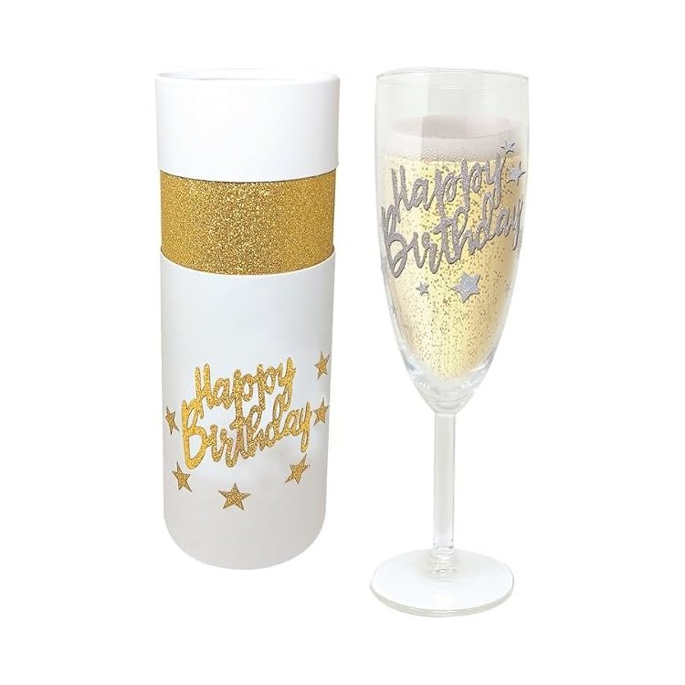 FLUTE BRILLANTINATO HAPPY BIRTHDAY SCATOLA DELUXE