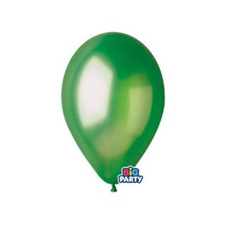 10  palloncini in lattice colore VERDE  10" 26Cm BIG PARY