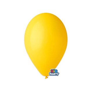 10 palloncini in lattice colore GIALLO 10" 26 Cm Big Party .