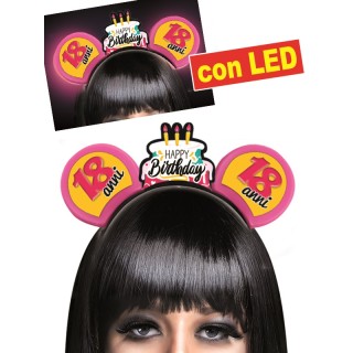 CERCHIETTO TOPINA 18 ANNI CON LED