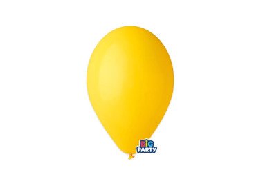 10 palloncini in lattice colore GIALLO 10" 26 Cm Big Party .