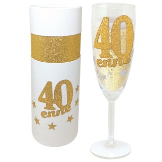 FLUTE BRILLANTINATO 40 ANNI SCATOLA DELUXE