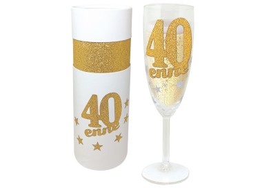 FLUTE BRILLANTINATO 40 ANNI SCATOLA DELUXE