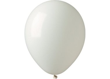 25 palloncini in lattice colore BIANCO 10" 26 Cm Big Party .
