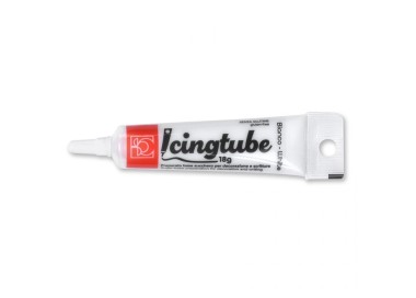 IcingTube Bianco  - Preparato base zucchero per decorazione e scrittura 18 gm senza glutune 1 pz Modecor