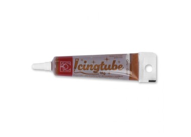 IcingTube Oro - Preparato base zucchero per decorazione e scrittura 18 gm senza glutune 1 pz Modecor