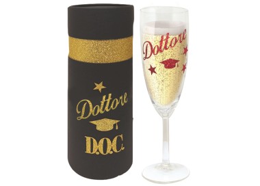 FLUTE BRILLANTINATO DOTTORE SCATOLA DELUXE