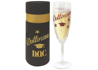 FLUTE BRILLANTINATO DOTTORESSA SCATOLA DELUXE