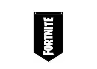 Banner i tessuto FORTNITE da appendere 30 x 52 cm pz 1