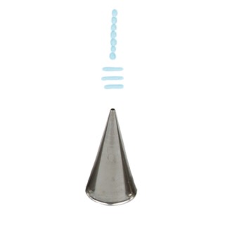 Beccuccio - Cornetto " LISCIO " per Sac à Poche N.01  - ( FINE ) -  1 pezzo - DECORA