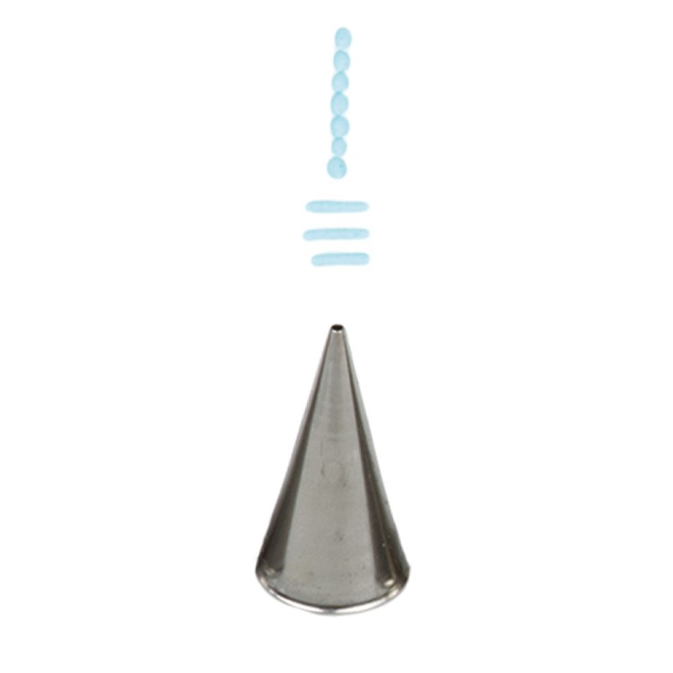 Beccuccio - Cornetto " LISCIO " per Sac à Poche N.01 - ( FINE ) - 1 pezzo - DECORA Beccuccio - Cornetto " LISCIO " per Sac à Poche N.01 - ( FINE ) - 1 pezzo - DECORA