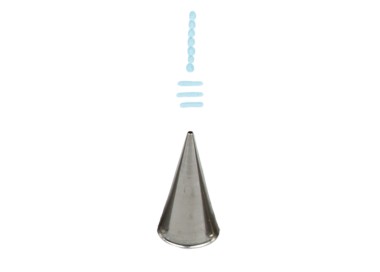 Beccuccio - Cornetto " LISCIO " per Sac à Poche N.01  - ( FINE ) -  1 pezzo - DECORA
